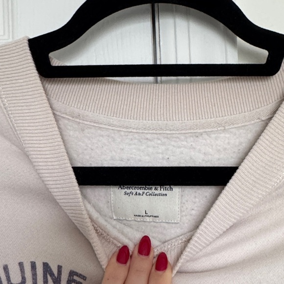 ABERCROMBIE Ford Beige Crewneck Sweater - Picture 4 of 4